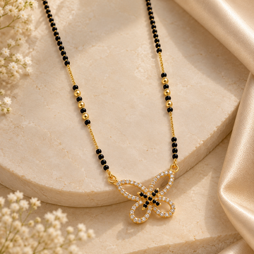 Anvi Pankh Mangalsutra by Suryatra