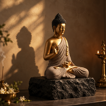 Sthira — The Sandstone Buddha by Suryatra