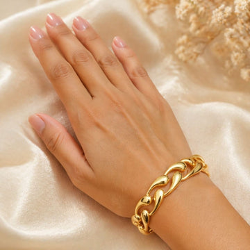 Luxe Gold Chain Bracelet by Suryatra