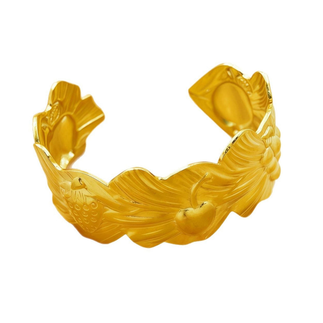 Golden Orchard Statement Cuff by Suryatra