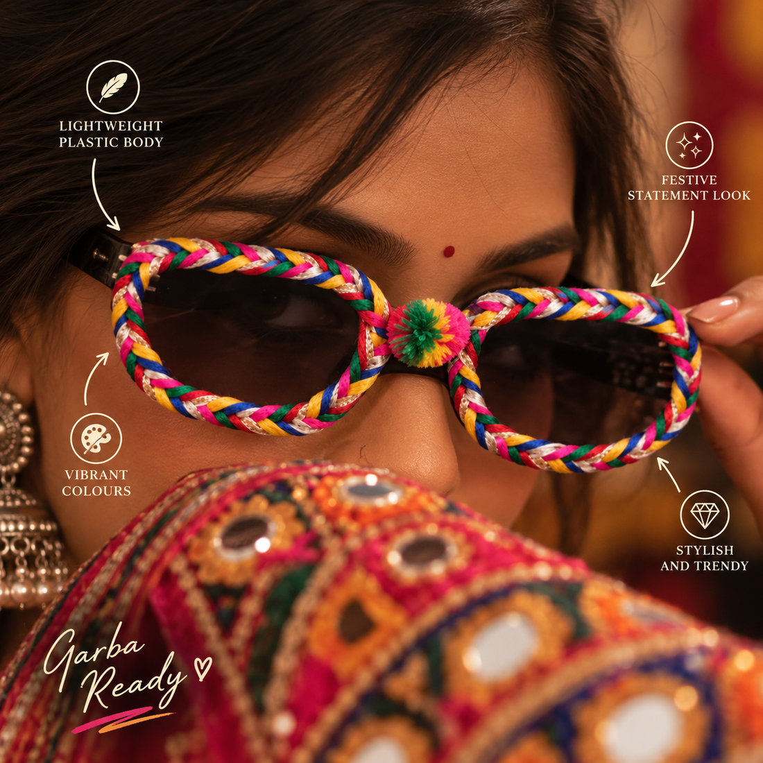 Rangoli Braided Shades by Suryatra