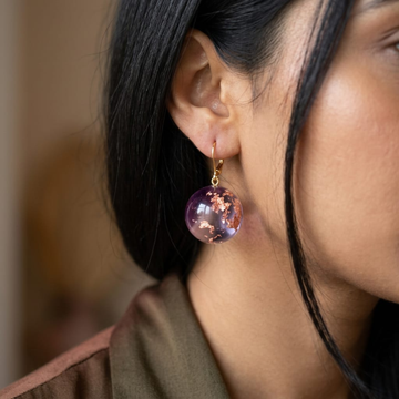 Celeste Orb Drop Earrings by Suryatra