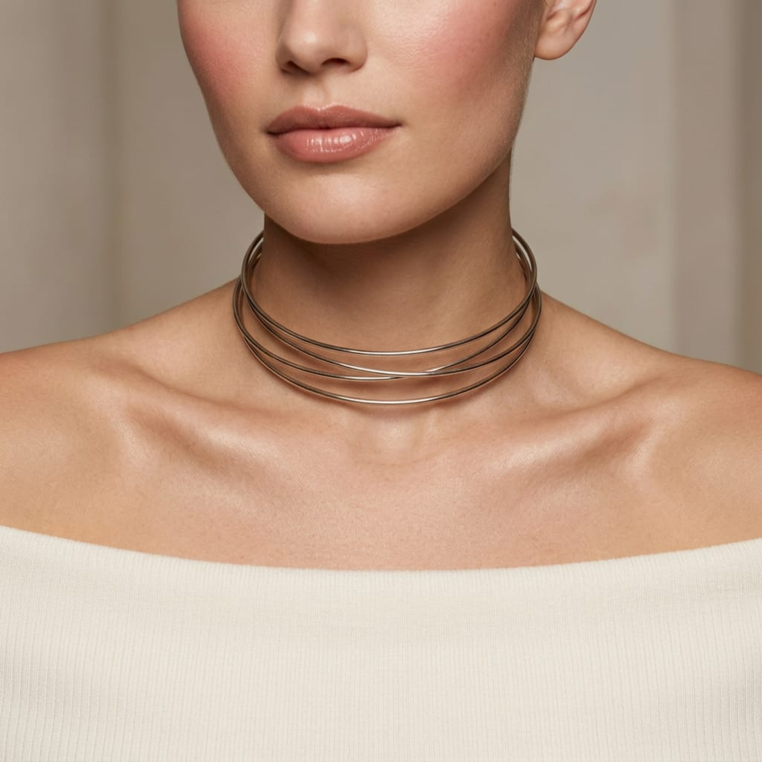 Orbit Luxe Multi-Layer Choker by Suryatra