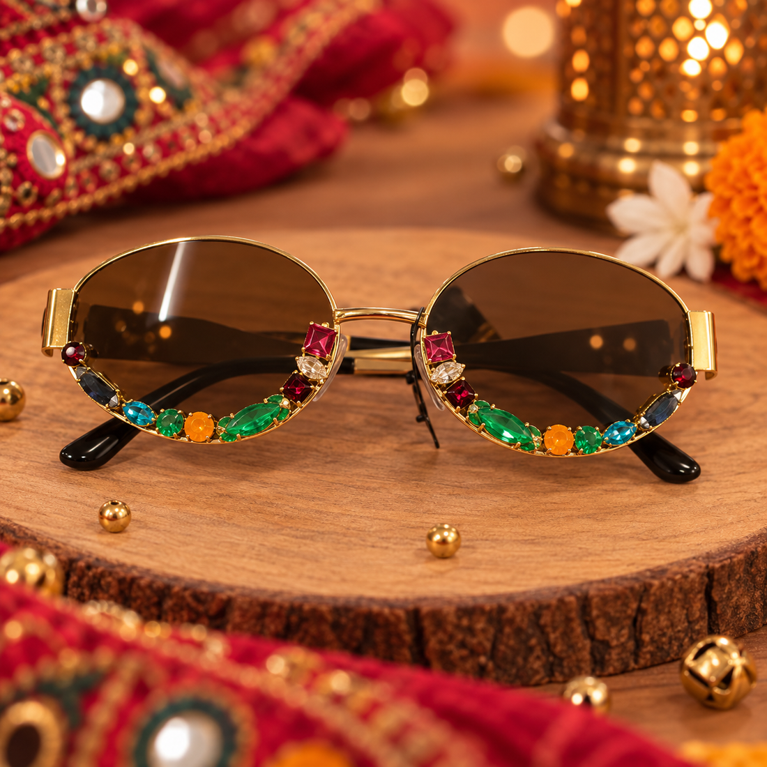 Ruby Emerald Luxe Shades by Suryatra