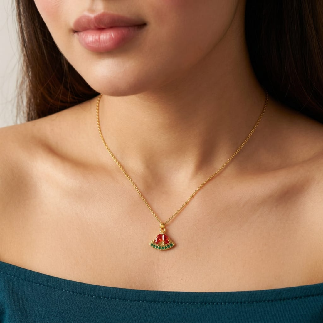 Heritage Dome Charm Necklace by Suryatra