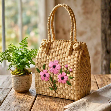 Blossom Crest Tote by Suryatra