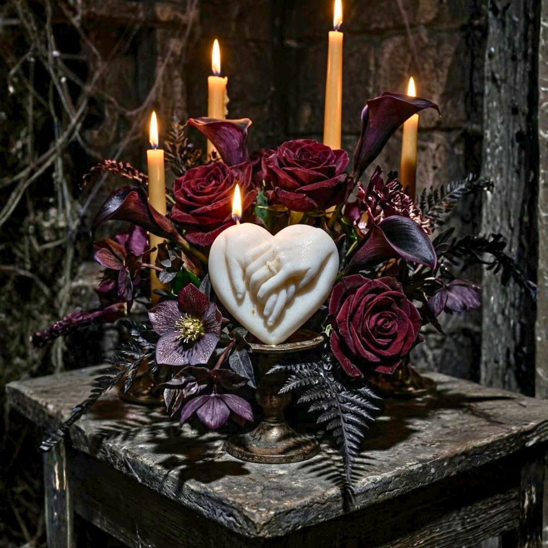 Timeless Symbol of Love Captured Candle by Suryatra