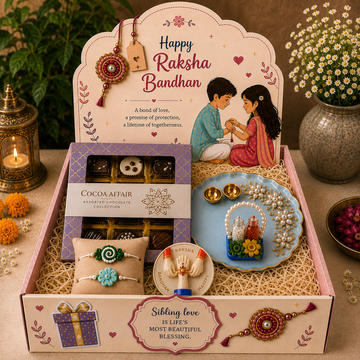Mithaas Chocolate Rakhi Hamper by Suryatra
