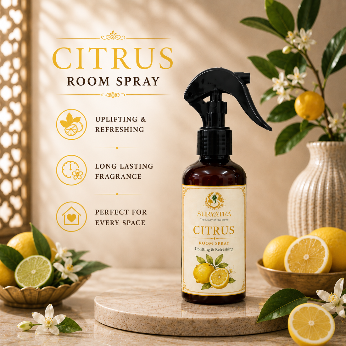 Citrus Room Spray by Suryatra