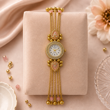 Blush Belle Charm Watch by Suryatra