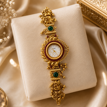 Imperial Emerald Watch by Suryatra