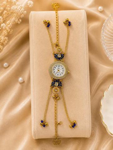 Midnight Lotus Charm Watch by Suryatra