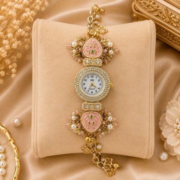 Rose Bloom Charm Watch by Suryatra