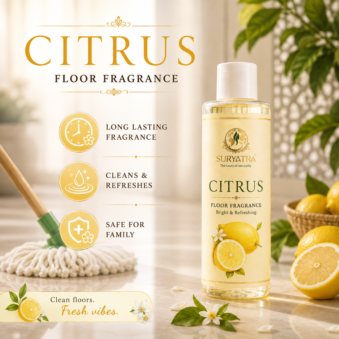 Citrus Floor Fragrance by Suryatra