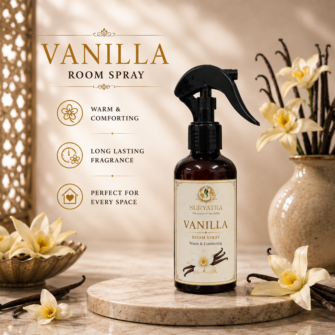 Vanilla Room Spray by Suryatra