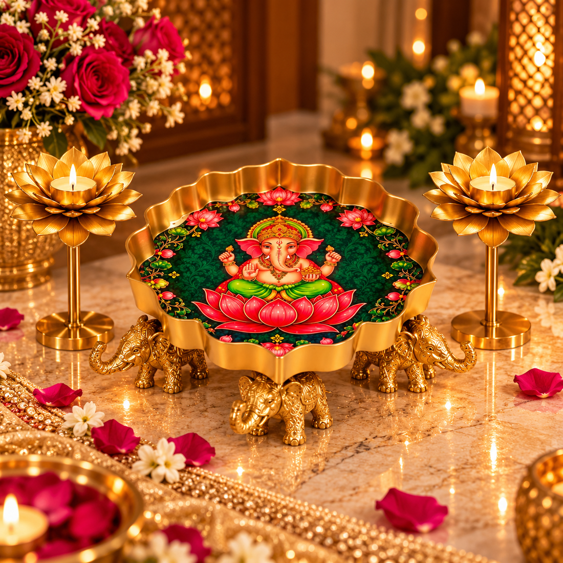 Divine Ganesha Decor Set by Suryatra
