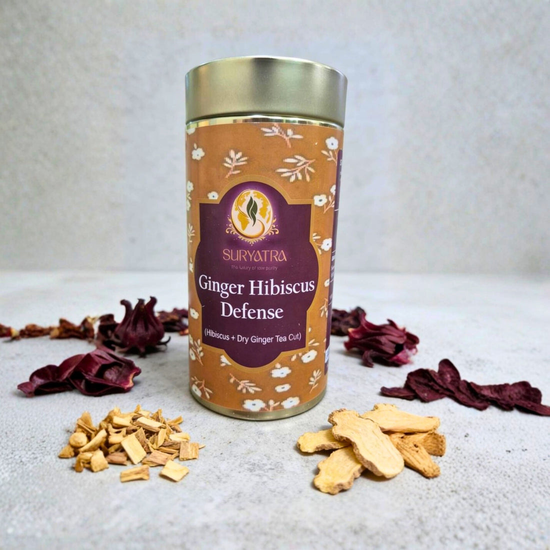 Ginger Hibiscus Defense by Suryatra