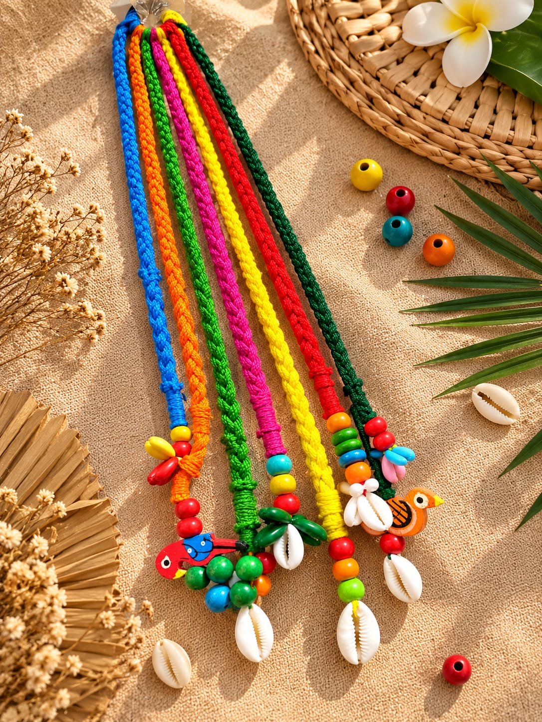 Tropical Rainbow Boho Hair Braid by Suryatra
