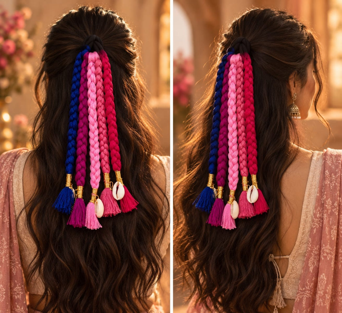 Berry Bloom Boho Hair Braid by Suryatra