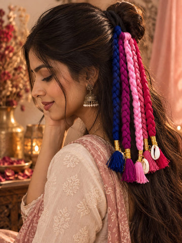 Berry Bloom Boho Hair Braid by Suryatra