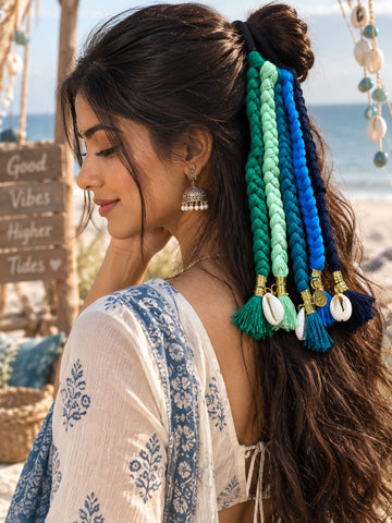 Ocean Breeze Boho Hair Braid by Suryatra