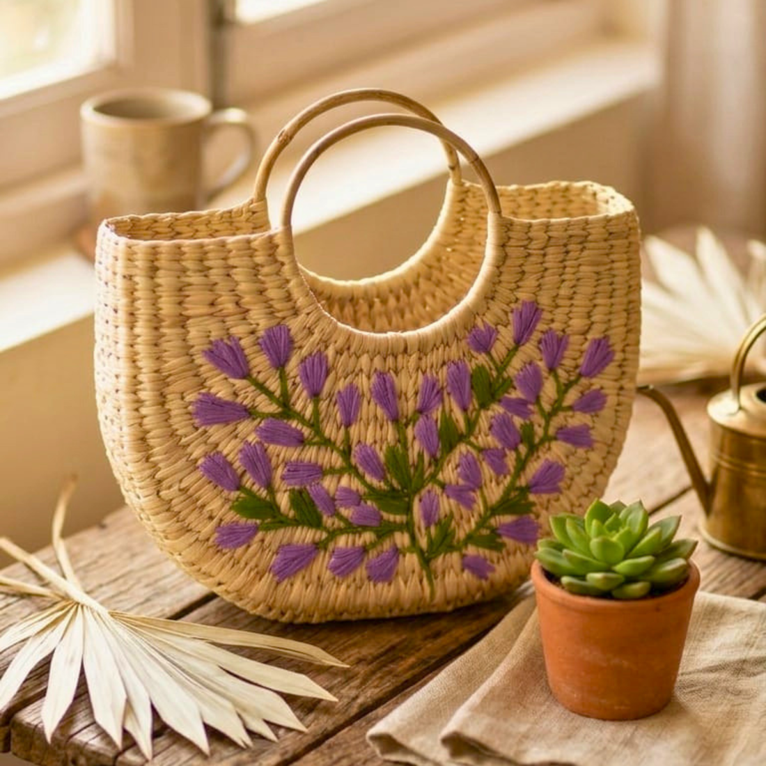 Lavender Sprig -  U-Shape by Suryatra
