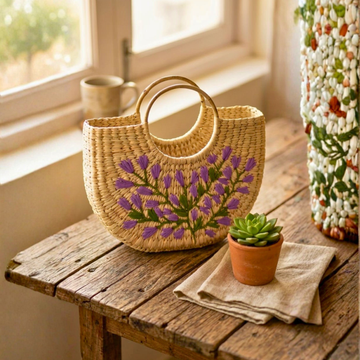 Lavender Sprig -  U-Shape by Suryatra