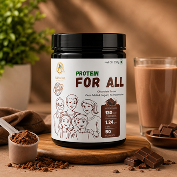 Suryatra Protein Blend - Chocolate(250g) | Plant-Based Protein Powder