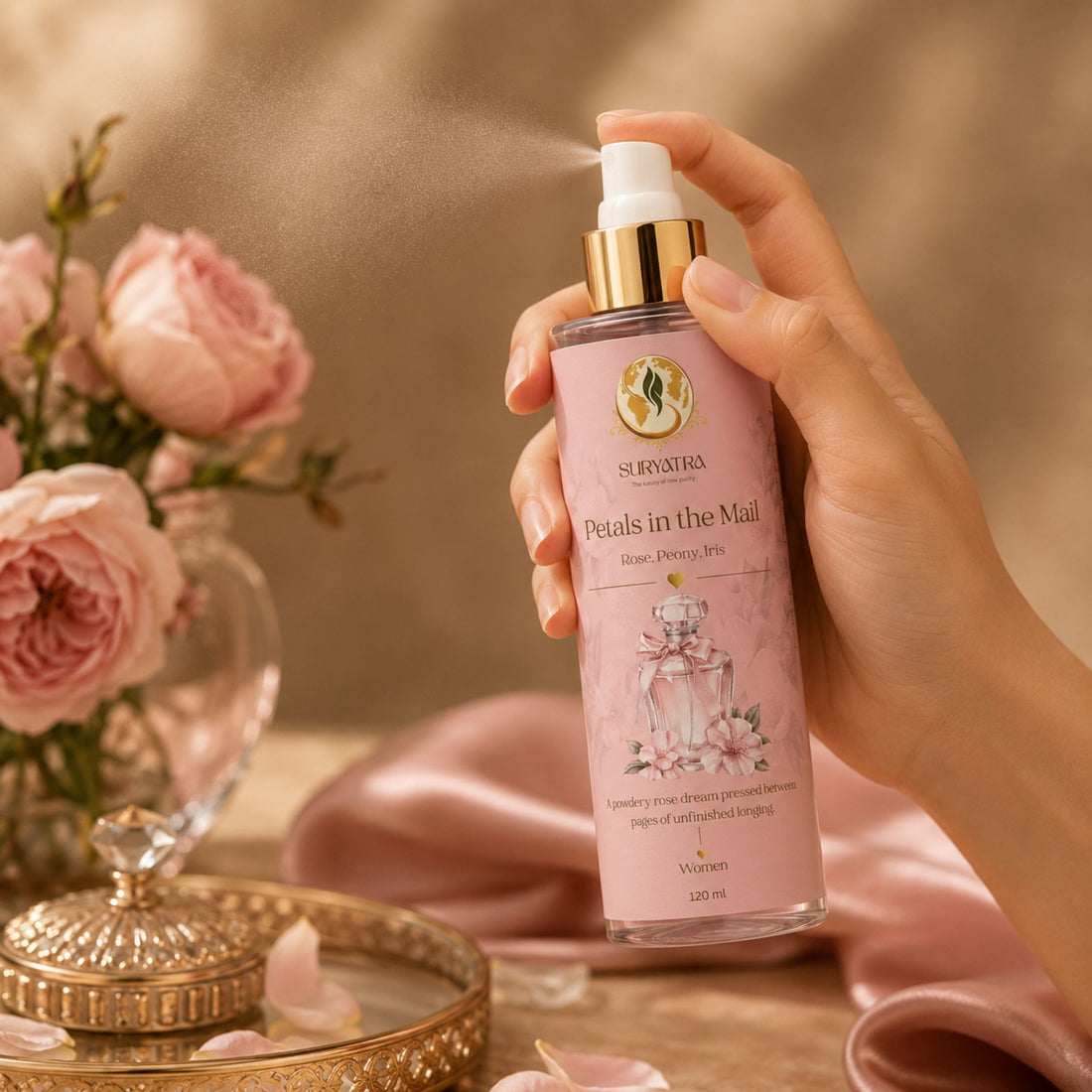 Petals in the Mail Luxury Fragrance Mist by Suryatra