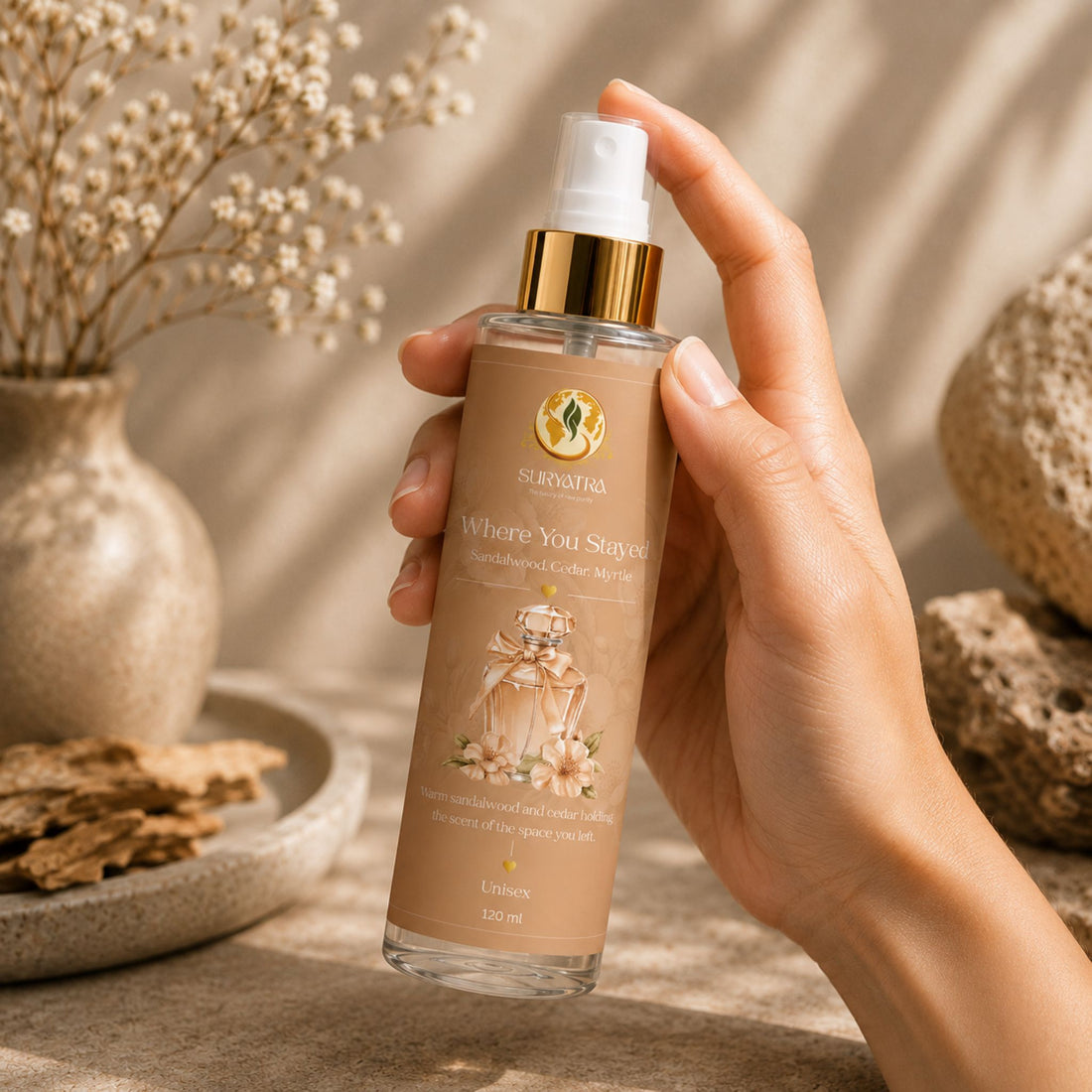 Where You Stayed Luxury Room & Space Spray by Suryatra