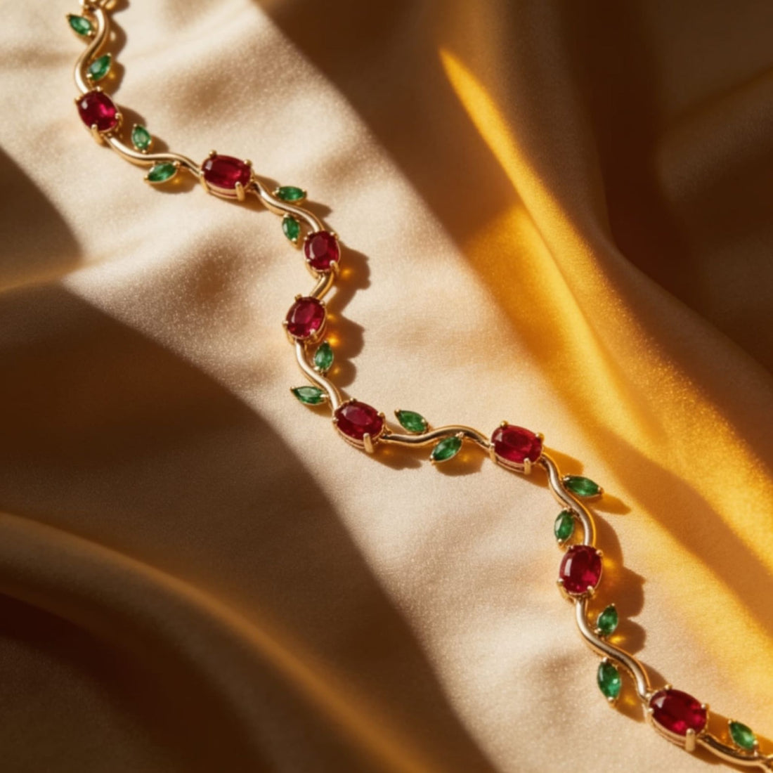 Eternal Vine Gemstone Bracelet by Suryatra