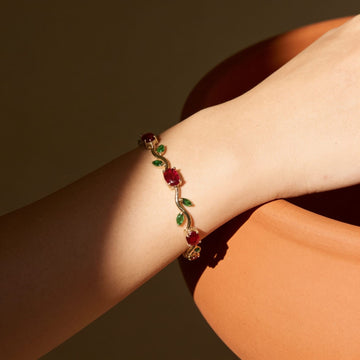 Eternal Vine Gemstone Bracelet by Suryatra