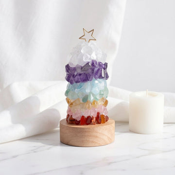 7 Chakra Crystal Tree Lamp by Suryatra