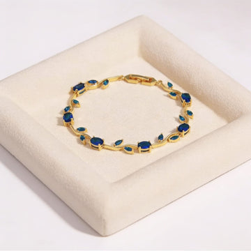 Imperial Sapphire Vine Bracelet by Suryatra