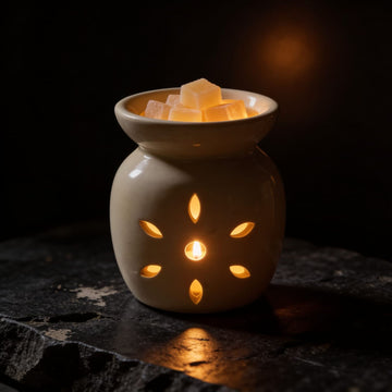 Off-White Colour Ceramic Diffuser by Suryatra