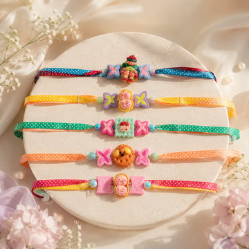 Happy Charms Rakhi Set by Suryatra