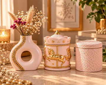 Rosegold Decor Set by Suryatra