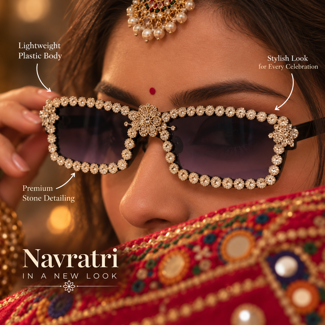 Regal Jadau Shades by Suryatra