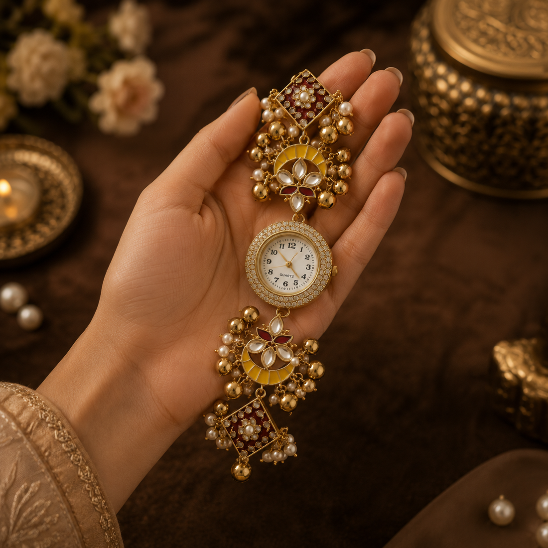 Amber Regalia Watch By Suryatra