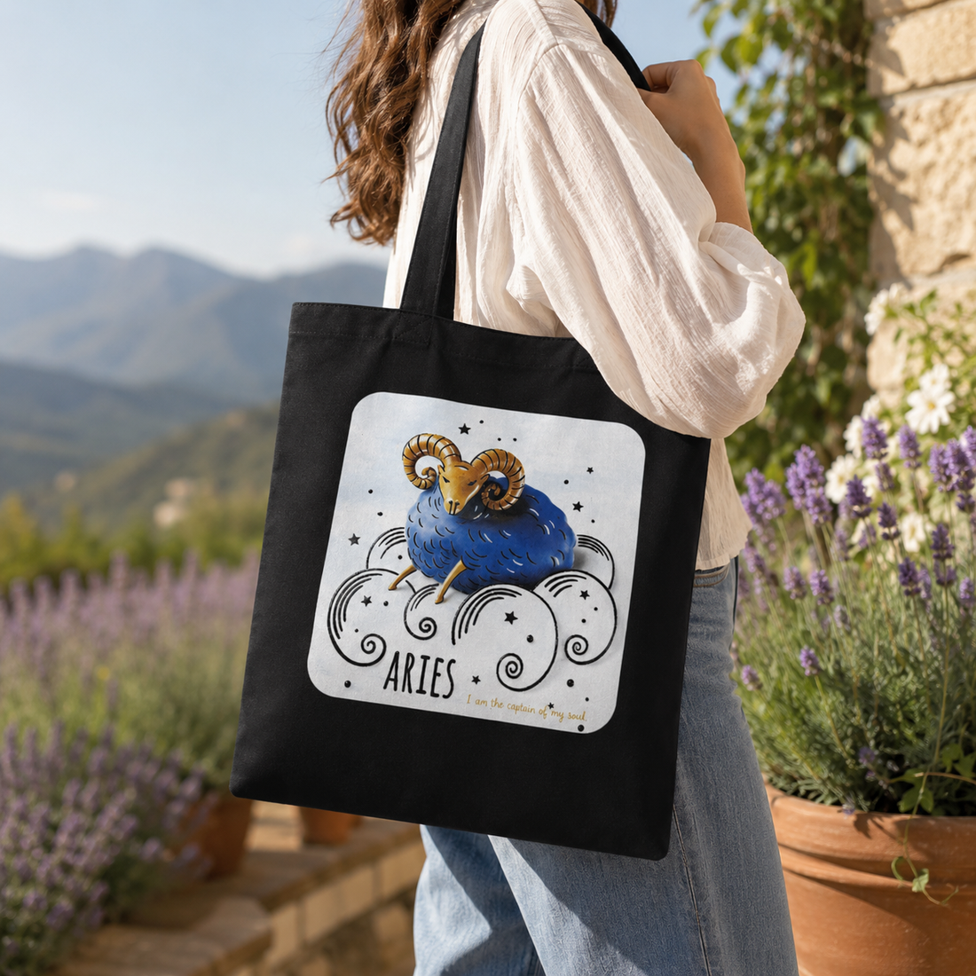 Aries Tote Bag by Suryatra