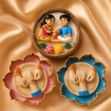 Rakhi Candle Set by Suryatra