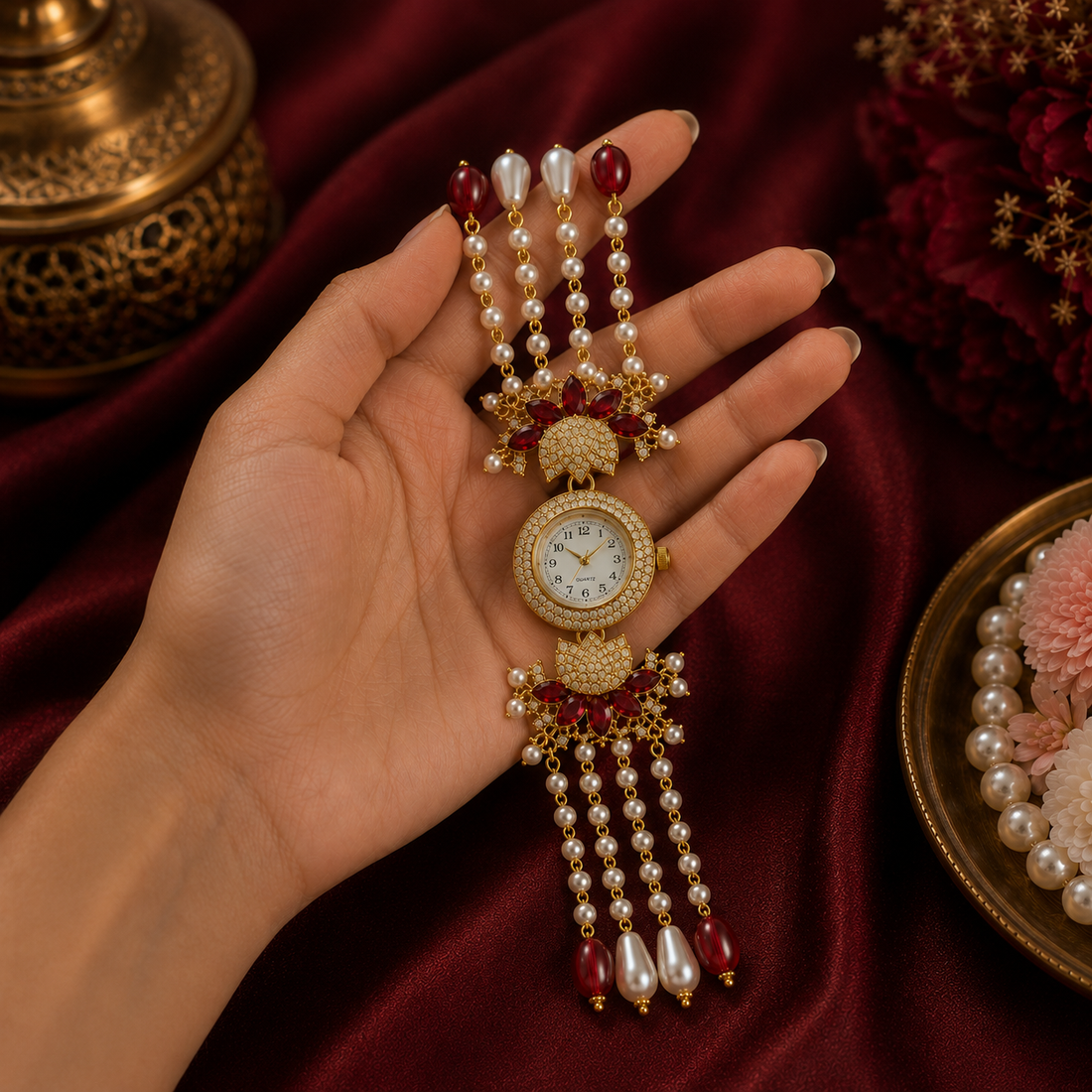 Crimson Reverie Watch By Suryatra