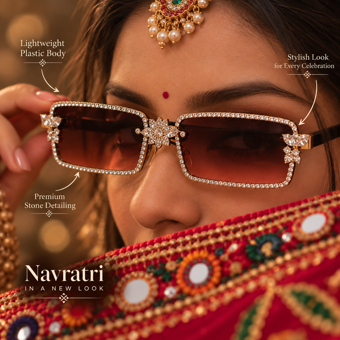 Royal Floral Crystal Shades by Suryatra