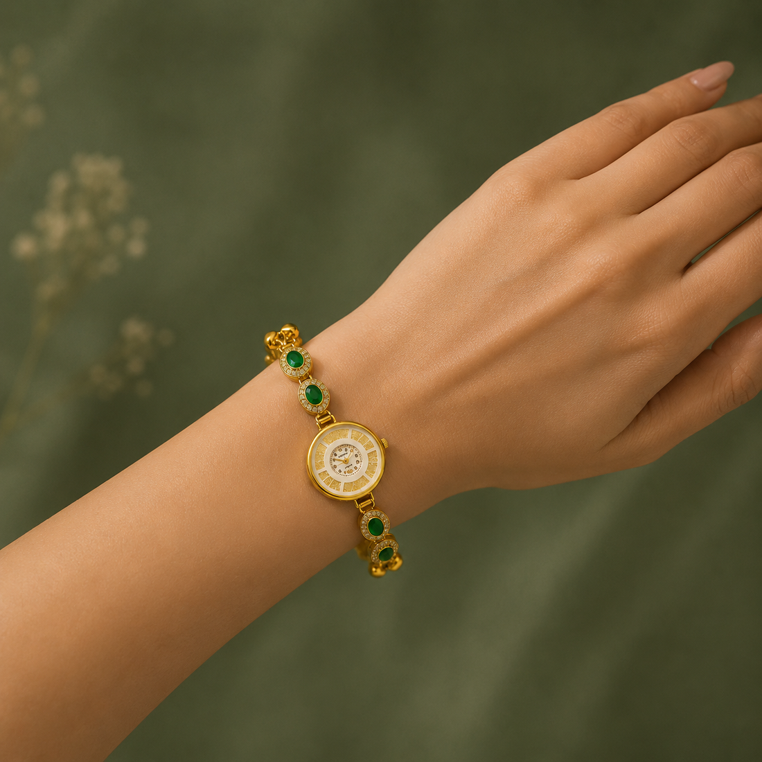 Emerald Eclipse Watch By Suryatra