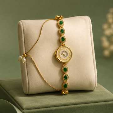 Emerald Eclipse Watch By Suryatra