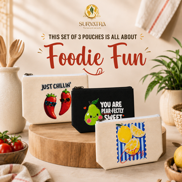 Foodie Fun Pouch Collection by Suryatra
