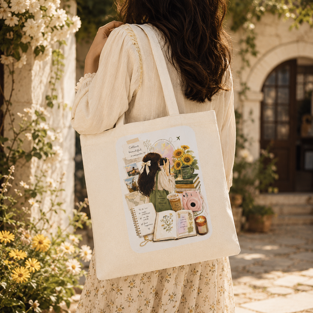 Golden Moments Tote Bag by Suryatra