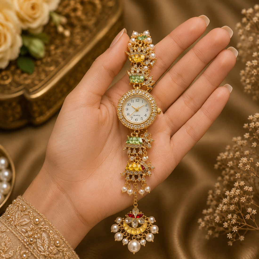 Golden Mosaic Reverie Watch By Suryatra