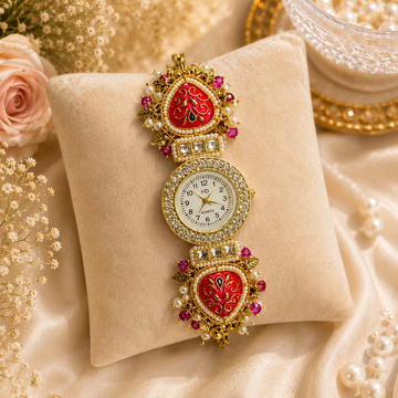 Gulab Rani Kundan Watch by Suryatra