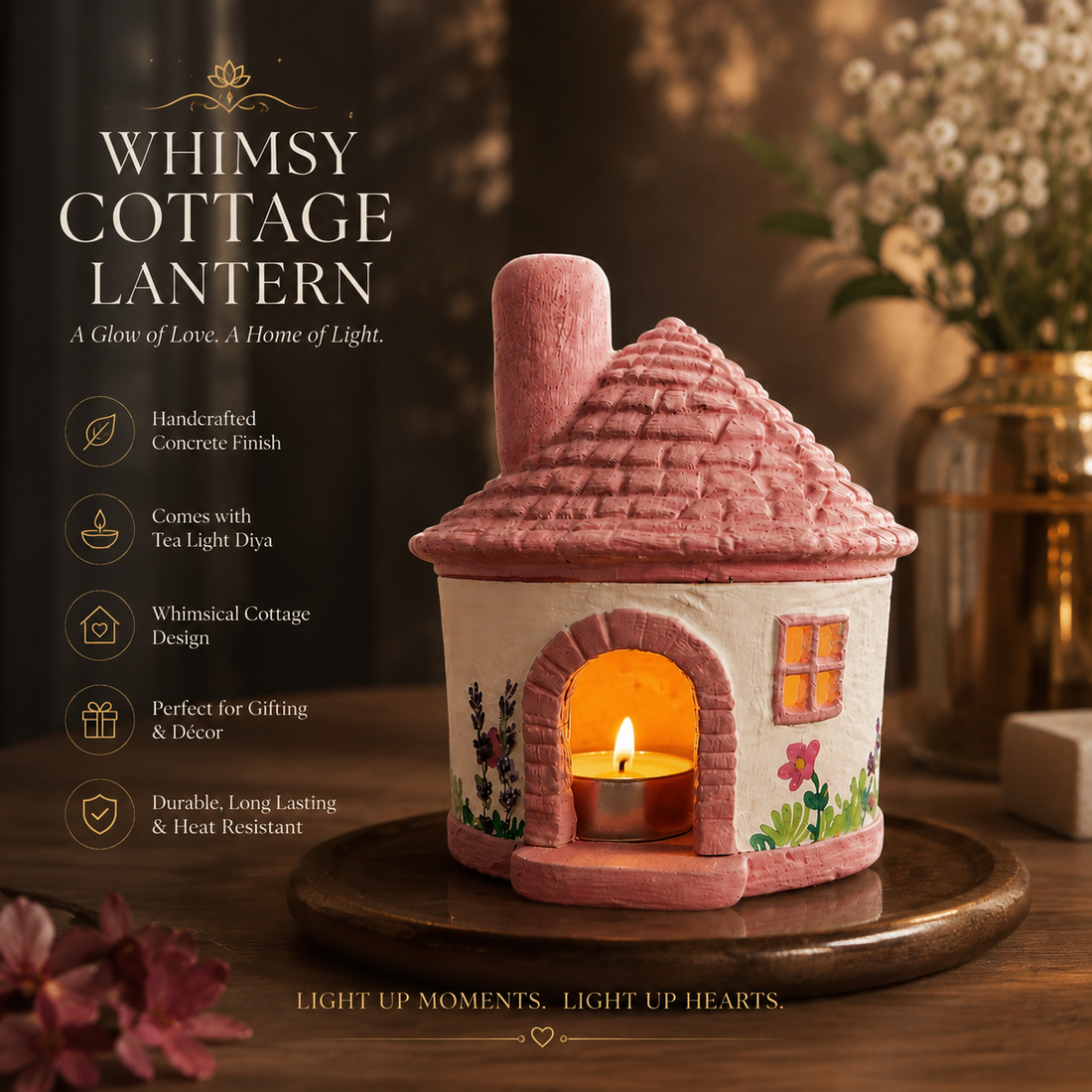 Whimsy Cottage Lantern by Suryatra